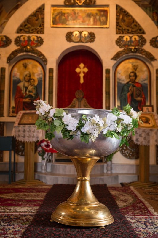 baptising